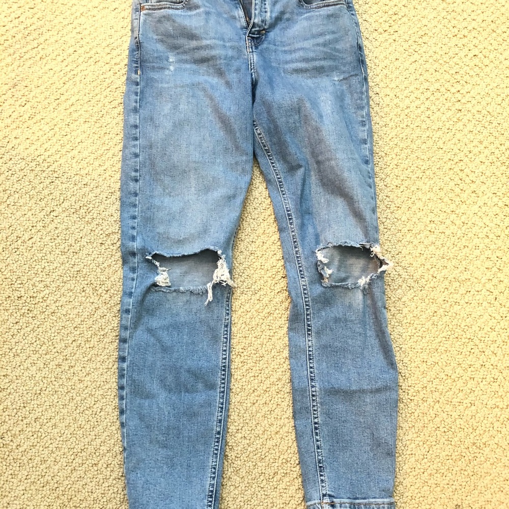 TOPSHOP JAMIE SIZE 26 petite. Blue.